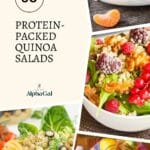 Protein packed quinoa salads.