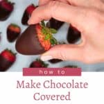 Learn the step-by-step process of creating delectable chocolate covered strawberries.