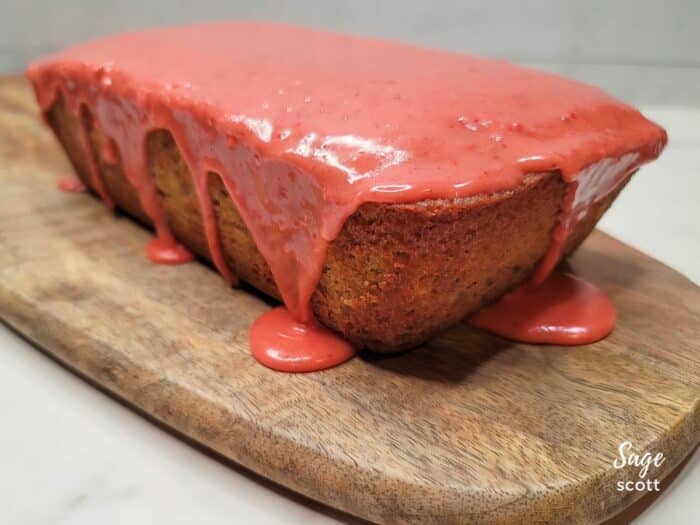 Frosted Lavender Chamomile Cake