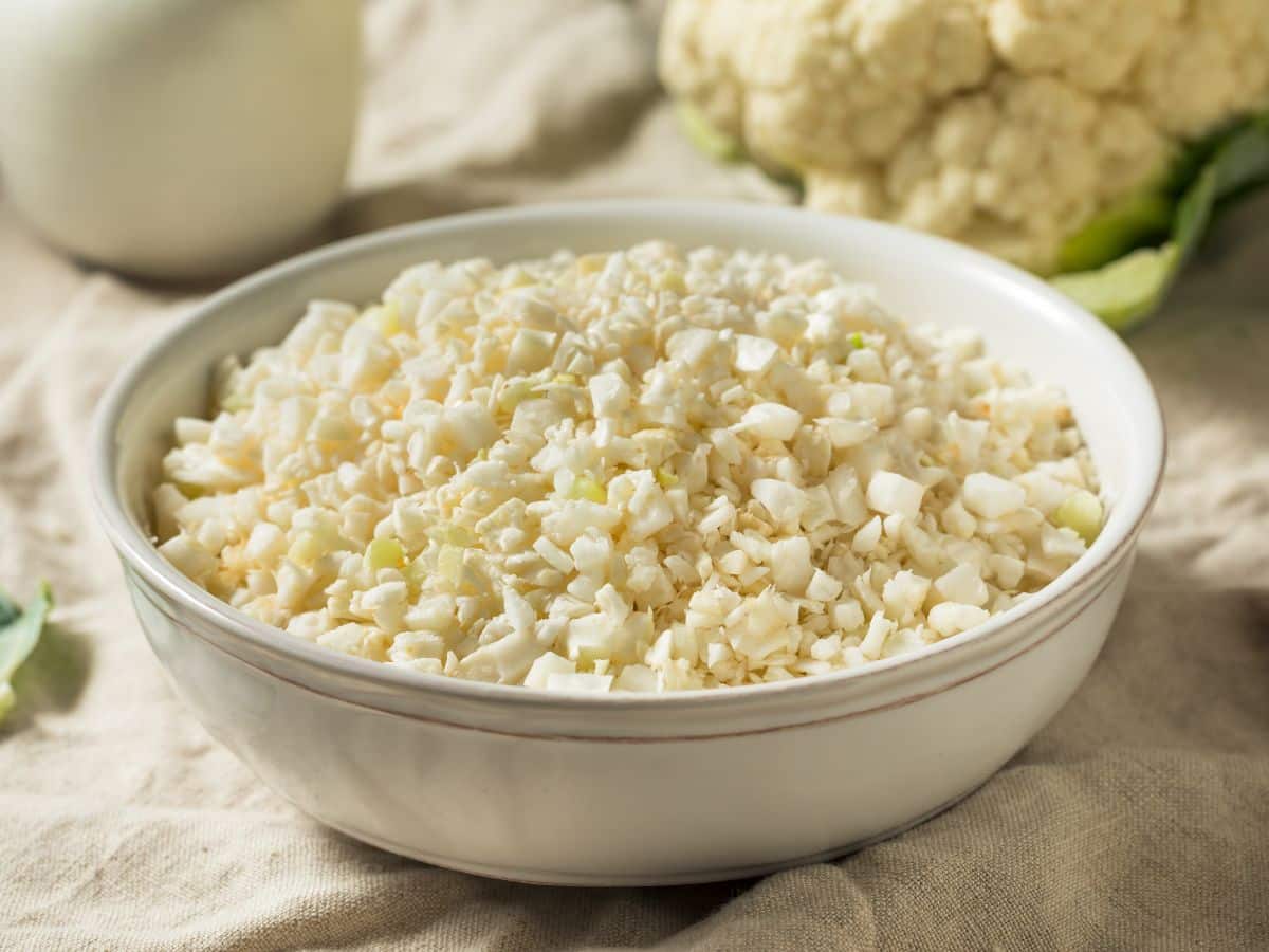 A Bowl of Cauliflower Rice.