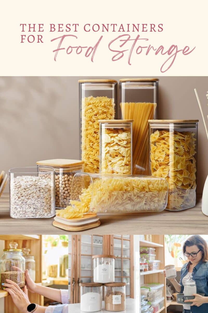 The best containers for food storage.